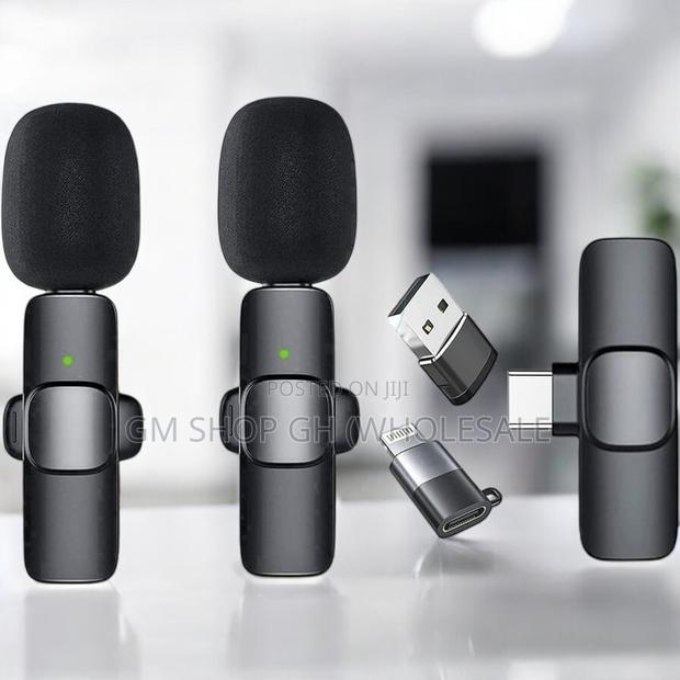 2 in 1 Wireless Microphone for Android and iPhone