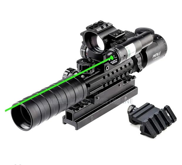 9x32 Rifle Telescope Red Dot Laser For Hunting, Tactical, · Photo 1