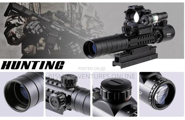 9x32 Rifle Telescope Red Dot Laser For Hunting, Tactical, · Photo 2