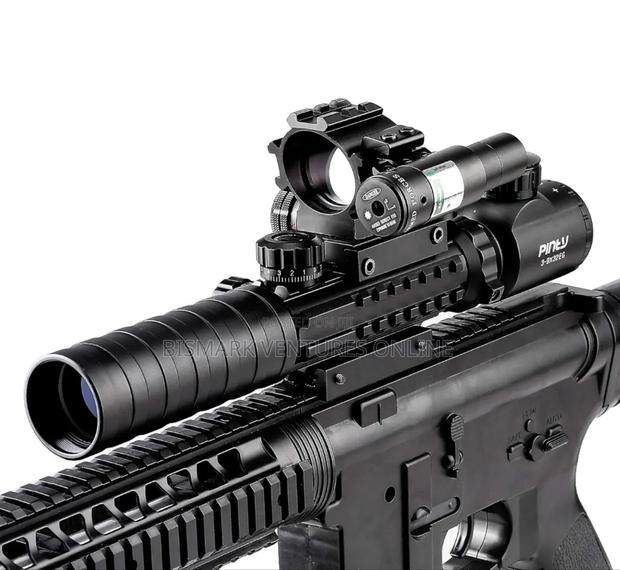 9x32 Rifle Telescope Red Dot Laser For Hunting, Tactical, · Photo 3