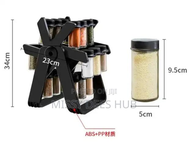 18 Jars Rotating Spice Rack · Photo 7