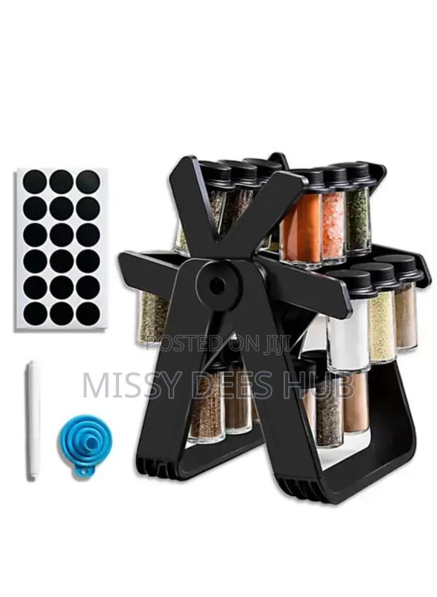 18 Jars Rotating Spice Rack · Photo 8