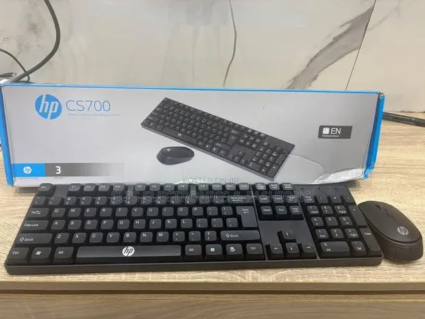 HP 2.5Ghz Wireless Keyboard and Mouse Combo · Photo 1
