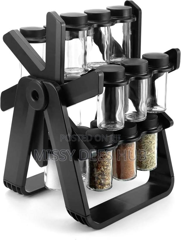 18 Jars Rotating Spice Rack · Photo 5