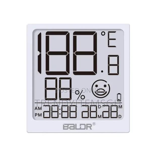 Digital LCD Thermometer Hydrometer Humidity Meter Clock · Photo 4