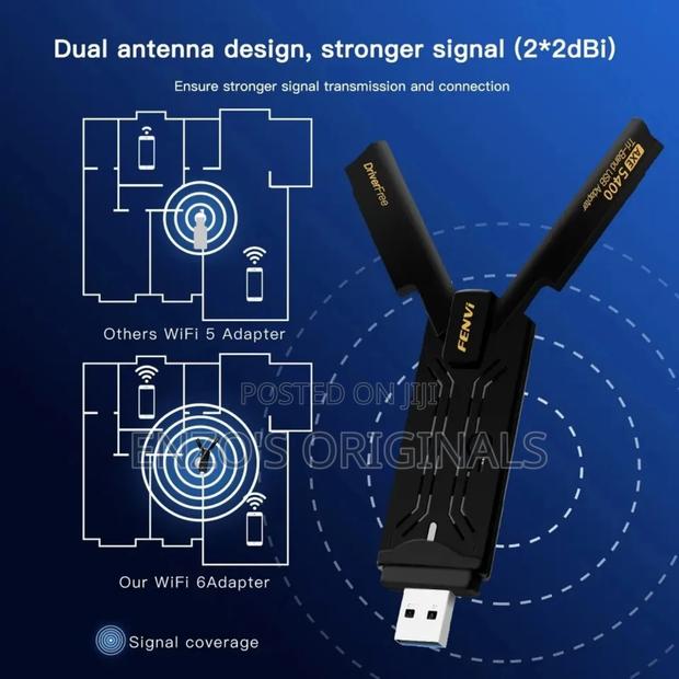 Usb Wifi 6e Adapter Axe5400 Original Fenvi Brand Wifi 6e · Photo 5