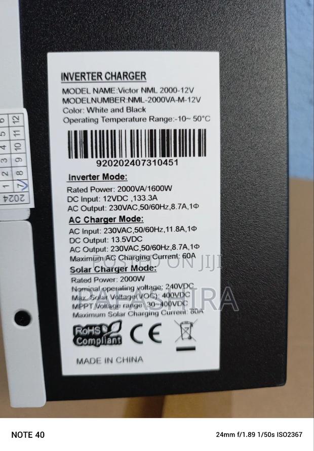 2000va 12v 80a MPPT Hybrid Solar Inverter · Photo 2