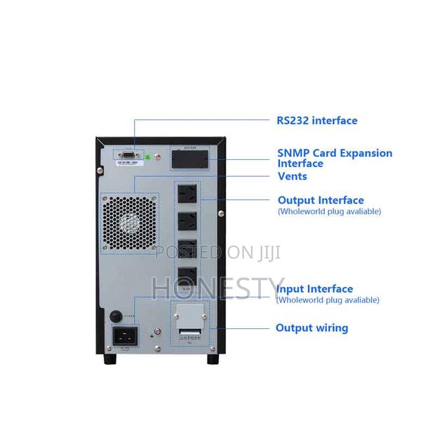 CWUPS 1kva / 1000va Online Ups Backup Power Supply for Pc · Photo 3