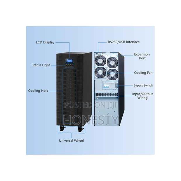 Cwups 15kva/12kw Three Phase Online Ups Backup Power Supply · Photo 2
