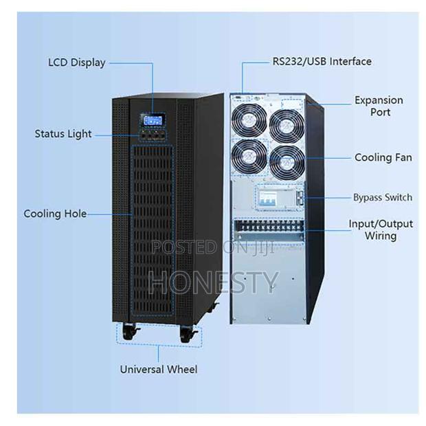 Cwups 20kva/16kw Three Phase Online Ups Backup Power Supply · Photo 3