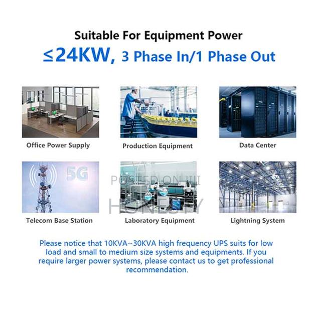 Cwups 20kva/16kw Three Phase Online Ups Backup Power Supply · Photo 4