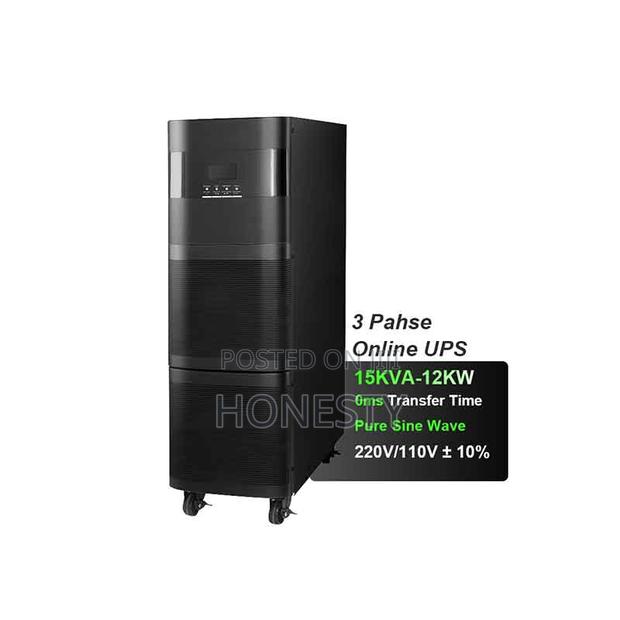 Cwups 15kva/12kw 3phase Ups Backup Power Supply for Server · Photo 1