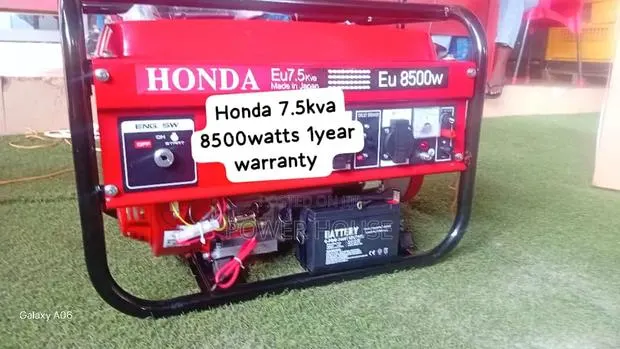 Original Honda 7.5kva Key Start Generator – 8500 Watts of Pure Power · Photo 1