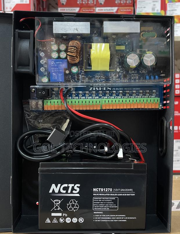 12v20ah Power Supply With Backup Battery 16ch AK Original · Photo 1