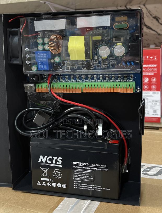 12v20ah Power Supply With Backup Battery 16ch AK Original · Photo 2