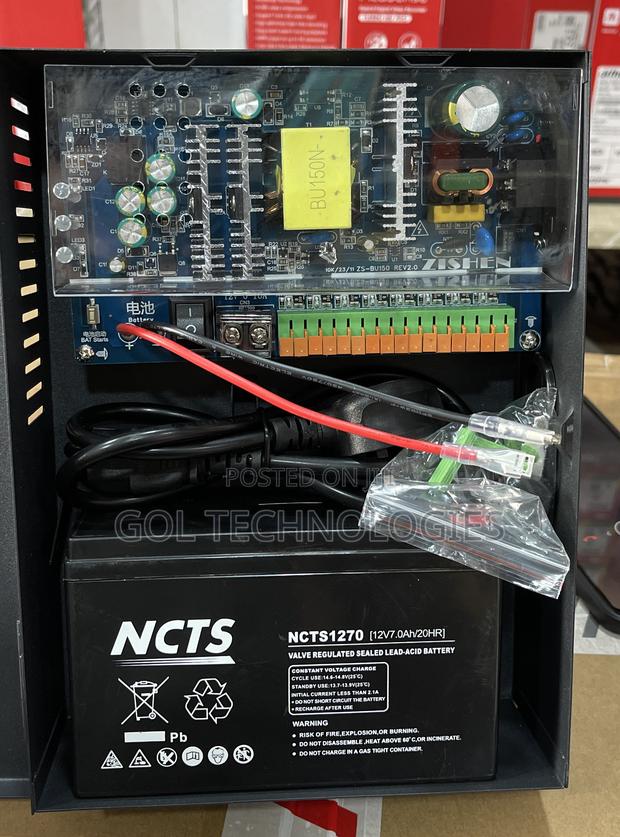 12v10ah Power Supply With Backup Battery 9ch AK Original · Photo 1