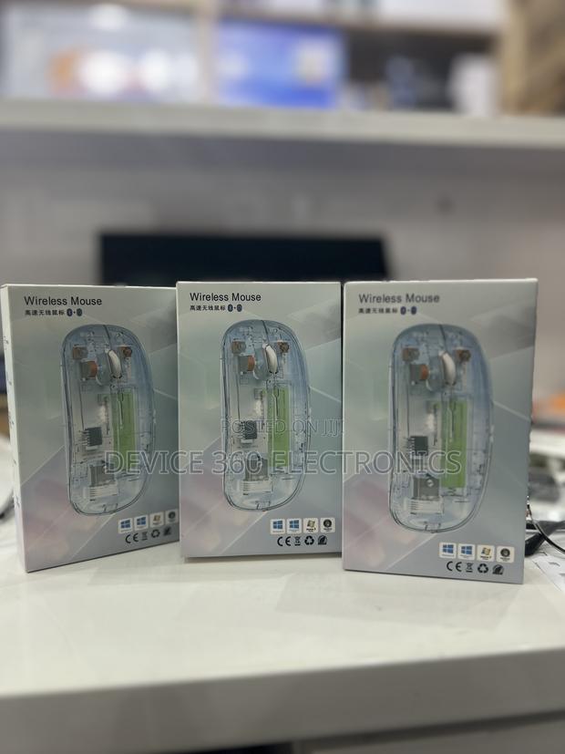 Quality Transparent Rechargeable Bluetooth Mouse · Photo 1