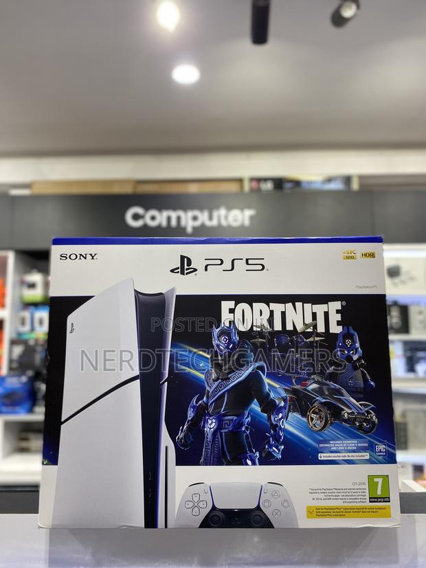 Playstation Ps5 Console - Fortnite Cobalt Star · Photo 1