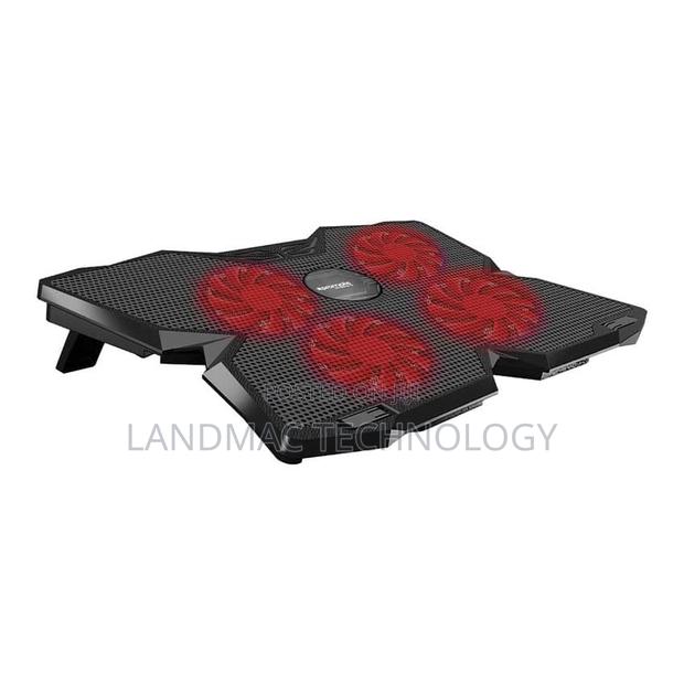 Promate Ergonomic Laptop Cooling Pad With Silent Fan Technol · Photo 1