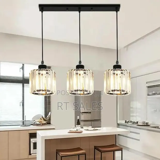 Crystal 3 in 1 Ceiling Pendant Light. · Photo 1