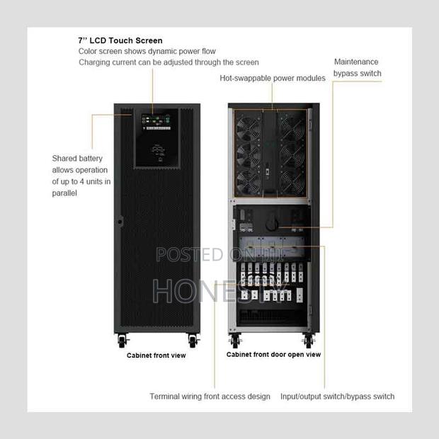 Cwups 100kva/80kw Three Phase Online Ups Backup Power Supply · Photo 2