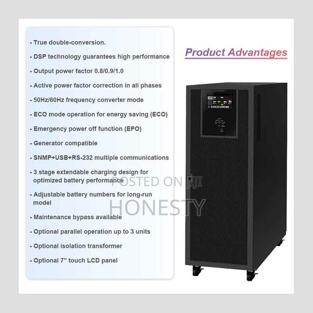 Cwups 100kva/80kw Three Phase Online Ups Backup Power Supply · Photo 3