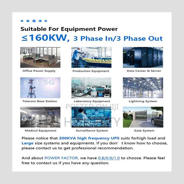 Cwups 100kva/80kw Three Phase Online Ups Backup Power Supply · Photo 4
