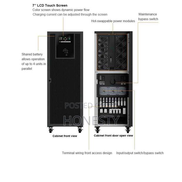 Cwups 120kva/96kw 3phase Ups Backup Power Supply for Medica · Photo 3