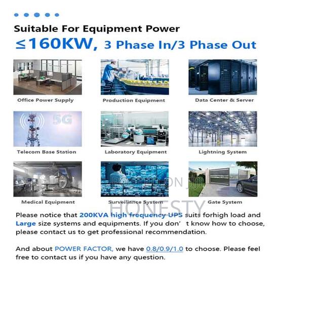 Cwups 160kva/128kw 3phase Ups Backup Power Supply for Medica · Photo 3