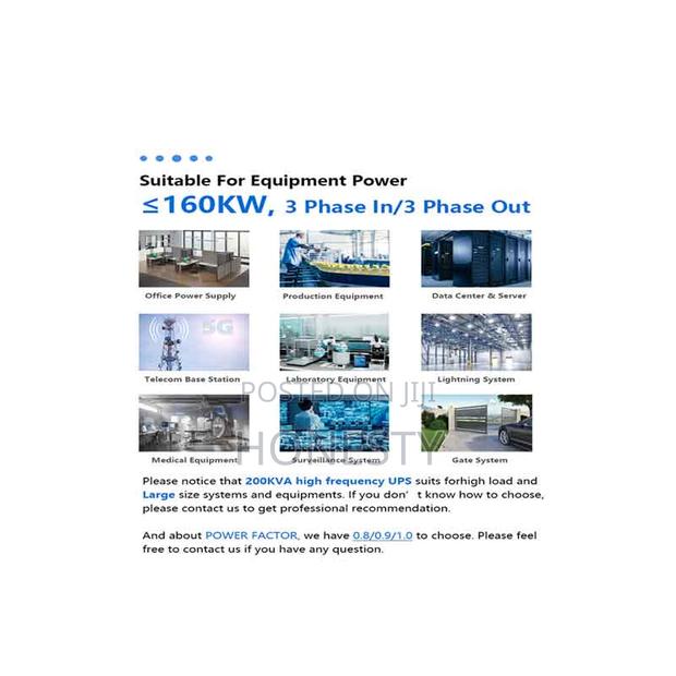 Cwups 200kva/160kw 3phase Ups Backup Power Supply for Medica · Photo 3