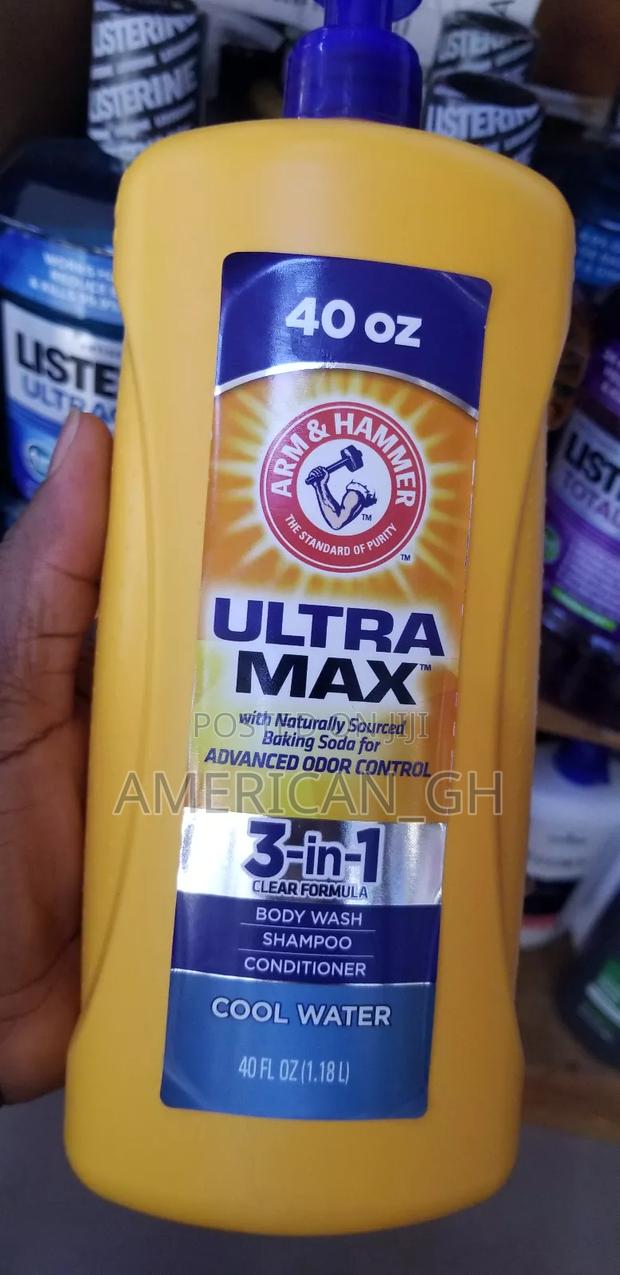 Arm Hammer Ultra Max 3 in 1 Cool Water Body Wash, 1.18L · Photo 1