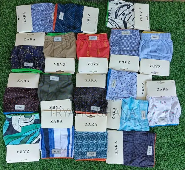Buy Original 100% Cotton Boxer Shorts — Zara At Tryahu Price · Photo 1
