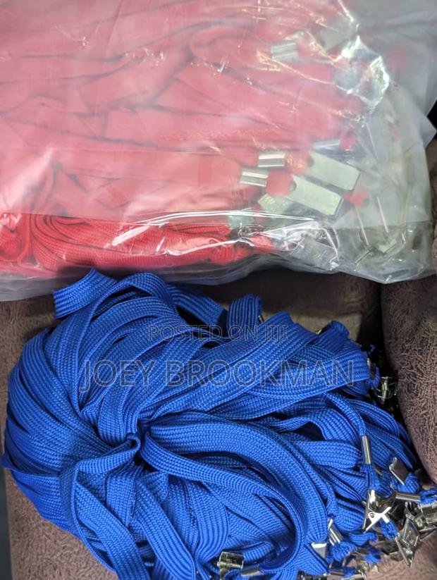 New ID Card Holders With Matching Lanyard Blue, Black Red · Photo 2
