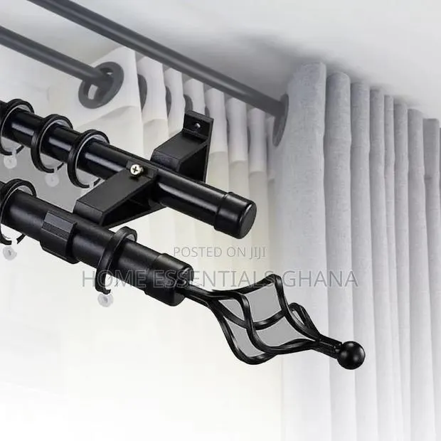 Elegant Double Curtain Rod – Premium Stylish · Photo 1