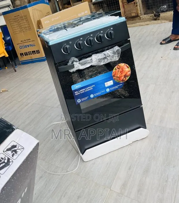 Check Out Midea 4 Gas Burner With Transparent Lid(Black) · Photo 1