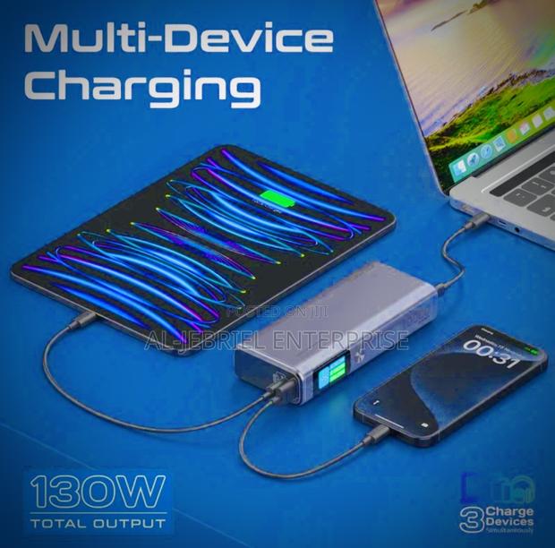 Multi Device Charging Titan 130watts Promate Powerbank · Photo 1