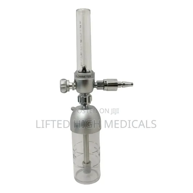 Wall Mounted Oxygen Flowmeter With Humidifier Bottle · Photo 1
