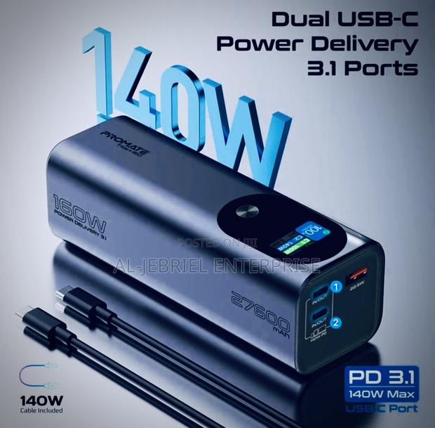 27600mah Lithium-Ion Battery Promate Titan 160 Powerbank · Photo 2