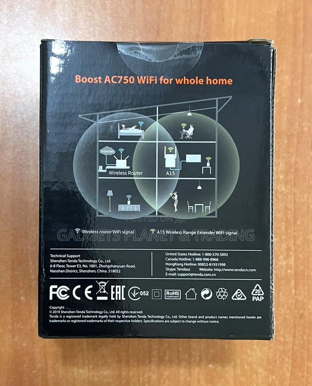 Tenda A15 Ac750 Wifi Dual Band Range Extender · Photo 3