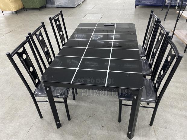 Quality Glass Dining Sets With 6chairs A34 · Photo 2