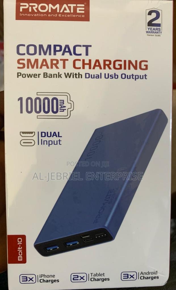 Promate Bolt 10 10000mah Dual USB LI-PO Power Bank · Photo 1