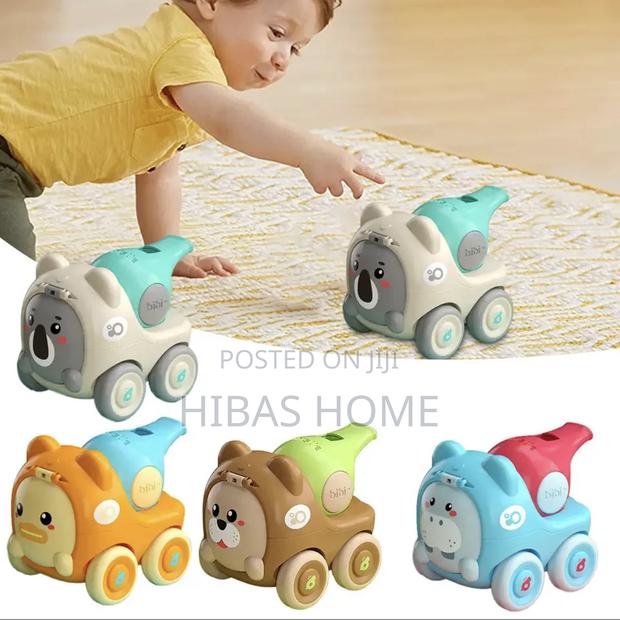 Whistle Inertia Car 4pcs Push Go Toy Car · Photo 4