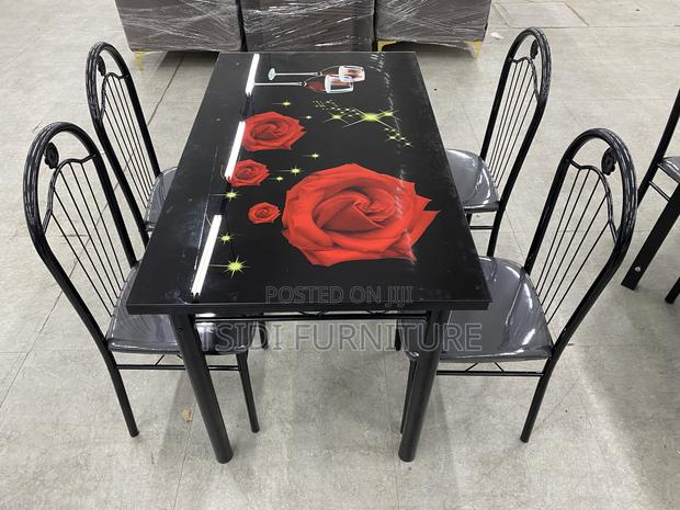 Glass Dining Table Plus 4chairs