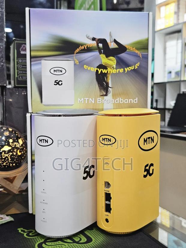 MTN 5g Zte Mc888d Universal Wifi 6 Router With Mini Ups · Photo 1