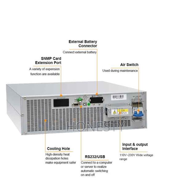 Cwups 2kva 1600W Rack-Mounted Online Ups Backup Power Supply · Photo 2