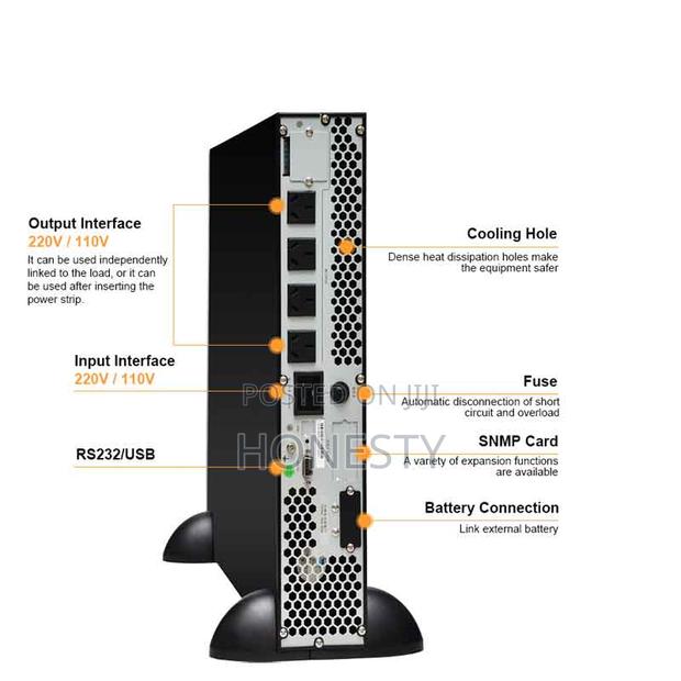 Cwups 2kva 1600W Rack-Mounted Online Ups Backup Power Supply · Photo 5
