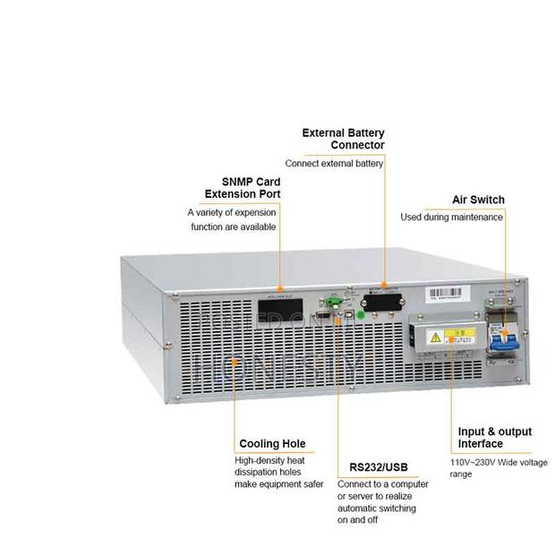 Cwups 3kva 2400W Rack-Mounted Online Ups Backup Power Supply · Photo 2