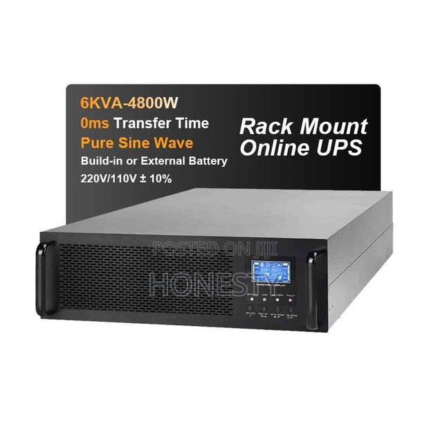 Cwups 6kva Rack-Mounted Ups Backup Power Supply for Computer · Photo 1