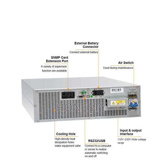 Cwups 6kva Rack-Mounted Ups Backup Power Supply for Computer · Photo 2