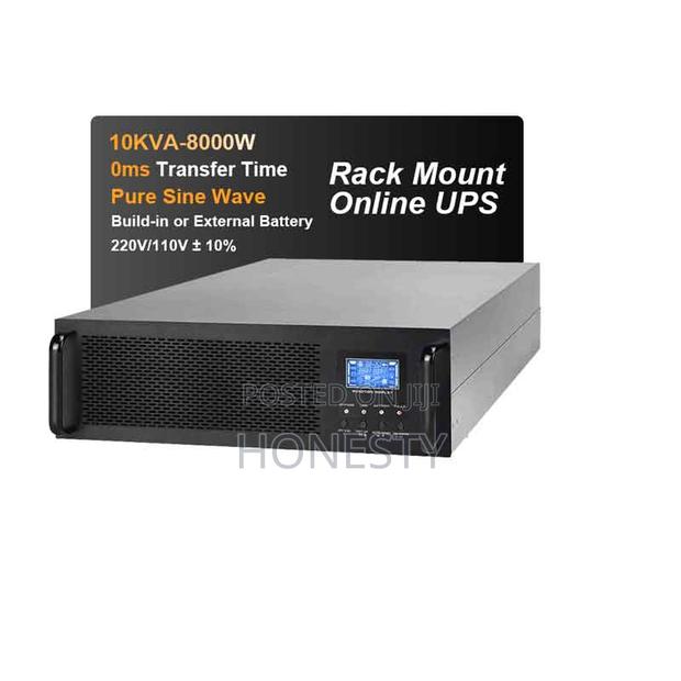 Cwups 10kva Rack-Mounted Ups Backup Power Supply for Server · Photo 1